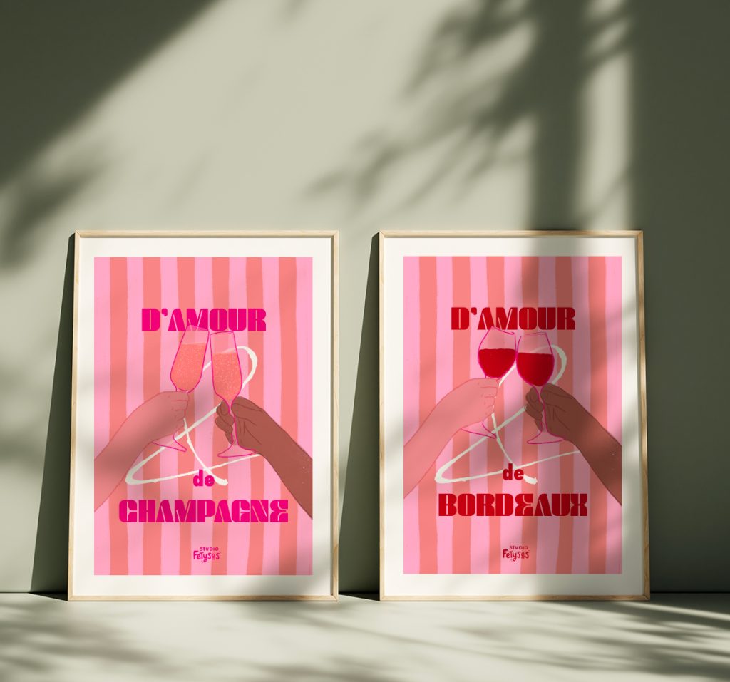 affiche-amour-champagne-vin-bordeaux-studio-fetyses