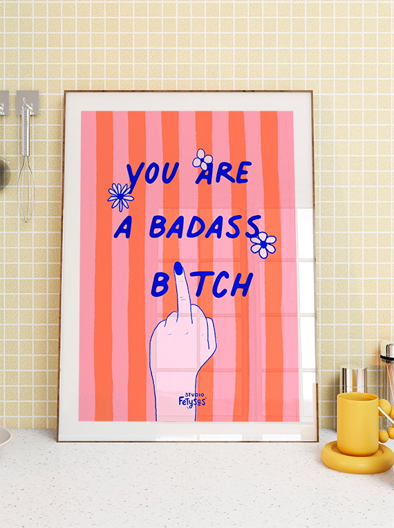 affiche-badass-bitch-studio-fetyses-2