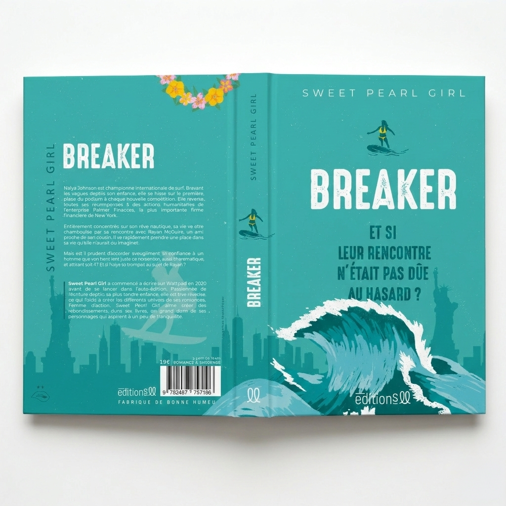 couverture livre breaker romance design éditorial Editions LL