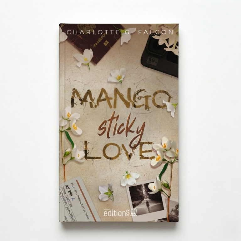 couverture livre mango sticky love romance design éditorial Editions LL