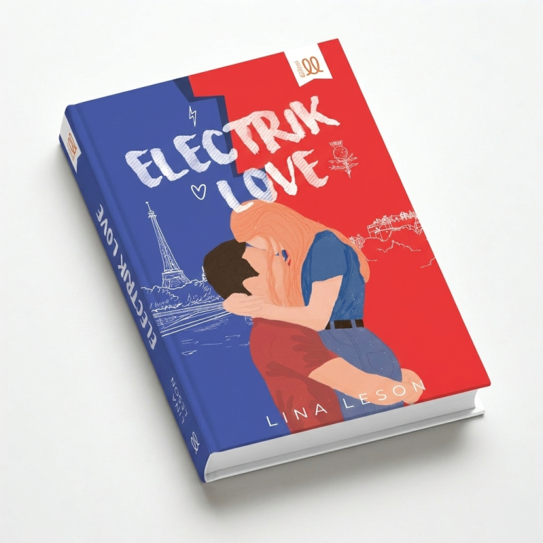 couverture livre electrik love romance design éditorial Editions LL