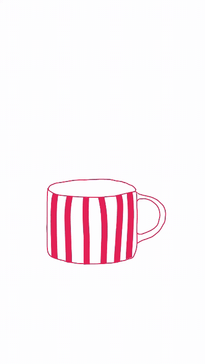 logo podcast Allo Paulette illustration tasse café identité visuelle podcast