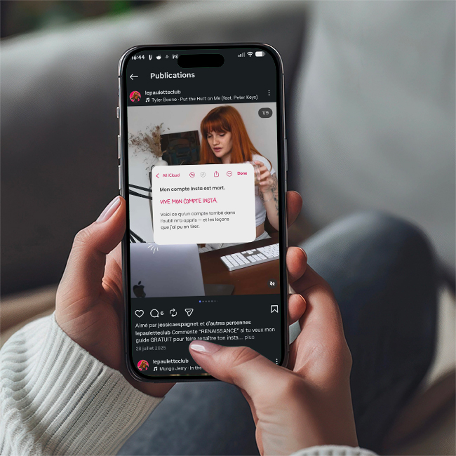 templates instagram Allo Paulette identité visuelle podcast entrepreneure