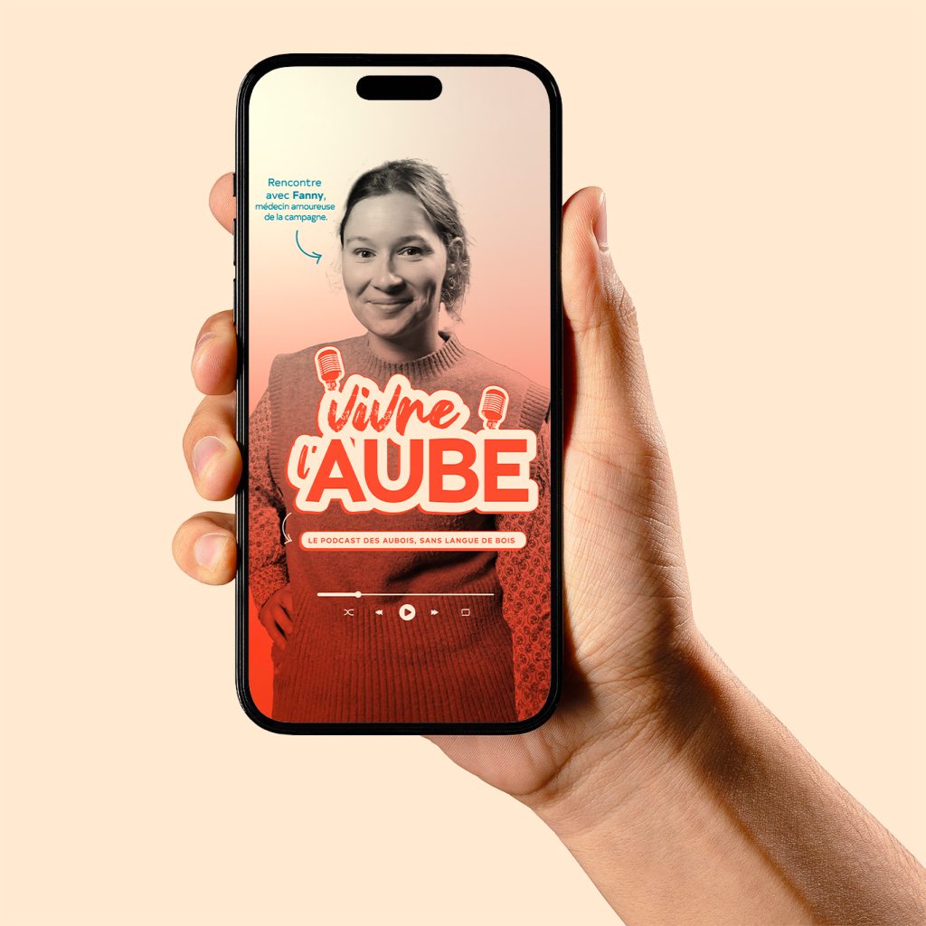 story instagram podcast Vivre l'Aube communication réseaux sociaux